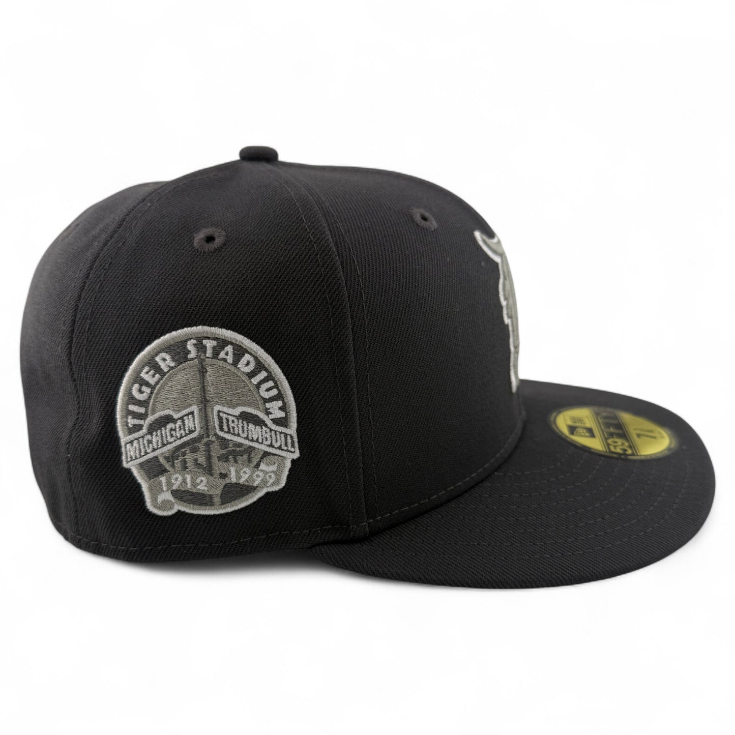 New Era Detroit Tigers MLB Trumbull Stadium Patch Graphite 59FIFTY Fitted Hat
