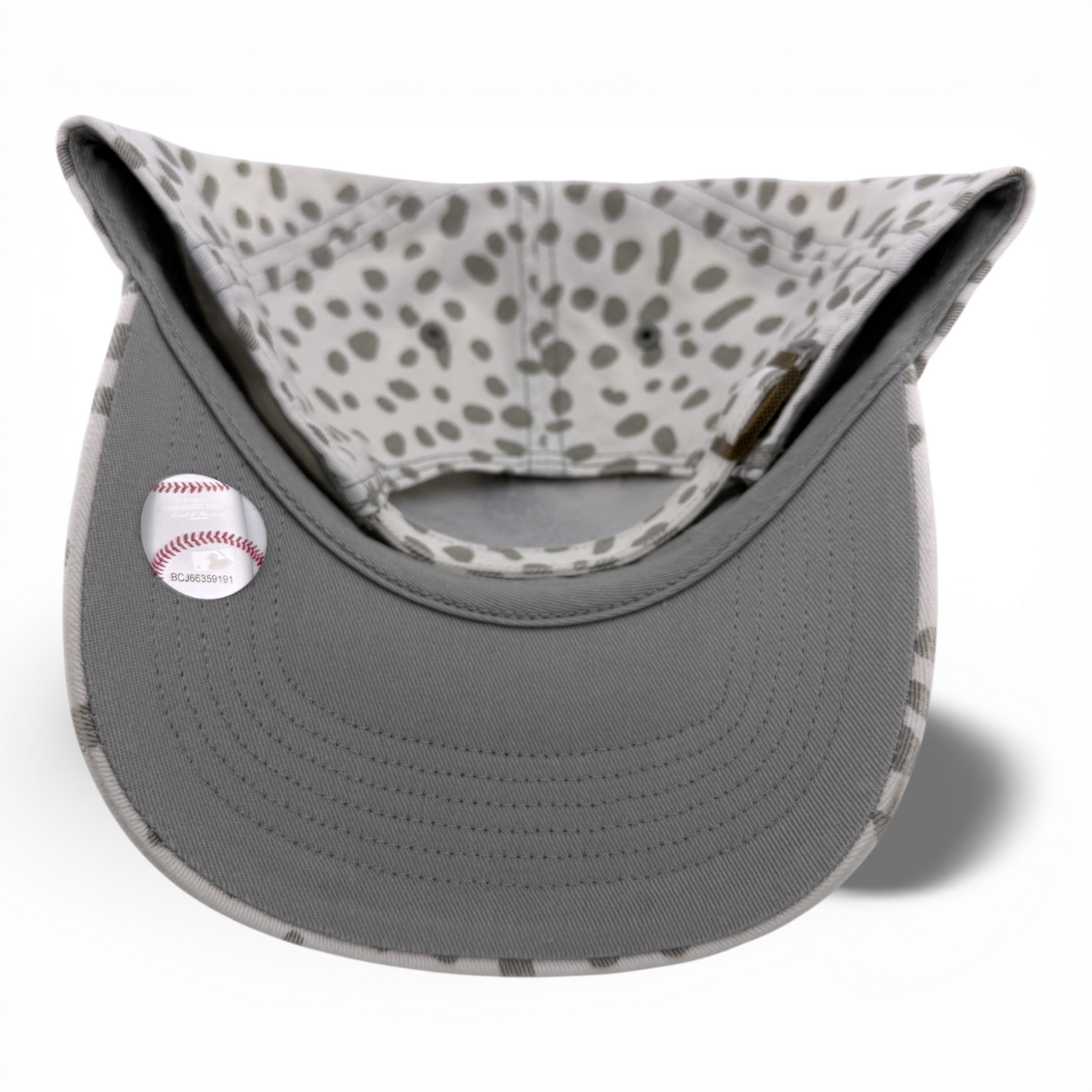 '47 Brand Miami Marlins MLB Grey Cheetah Clean Up Women's Adjustable Dad Hat Cap