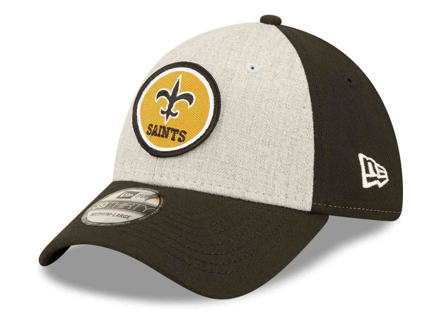 New Era New Orleans Saints NFL 2022 Sideline Historic Logo 39Thirty Hat Cap