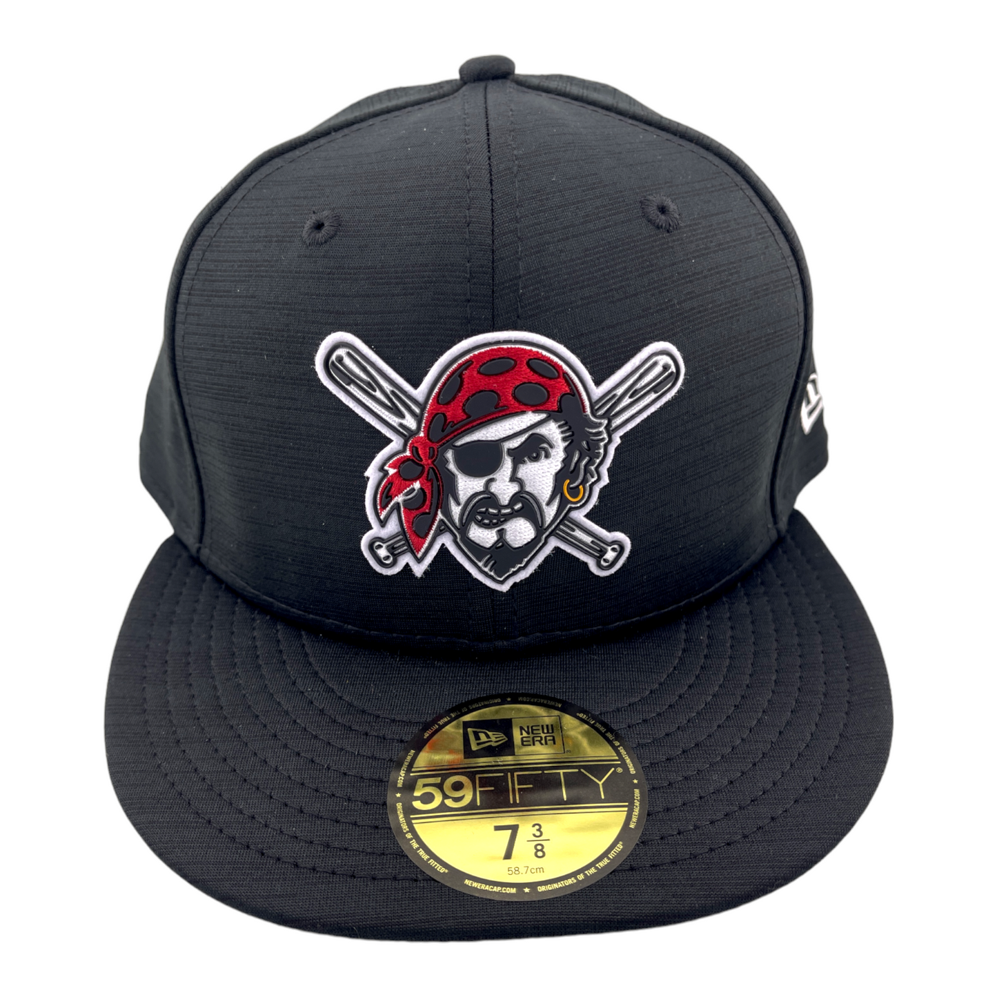 New Era Pittsburgh Pirates 2023 Clubhouse Black/Grey UV MLB 59FIFTY Fitted Hat Cap