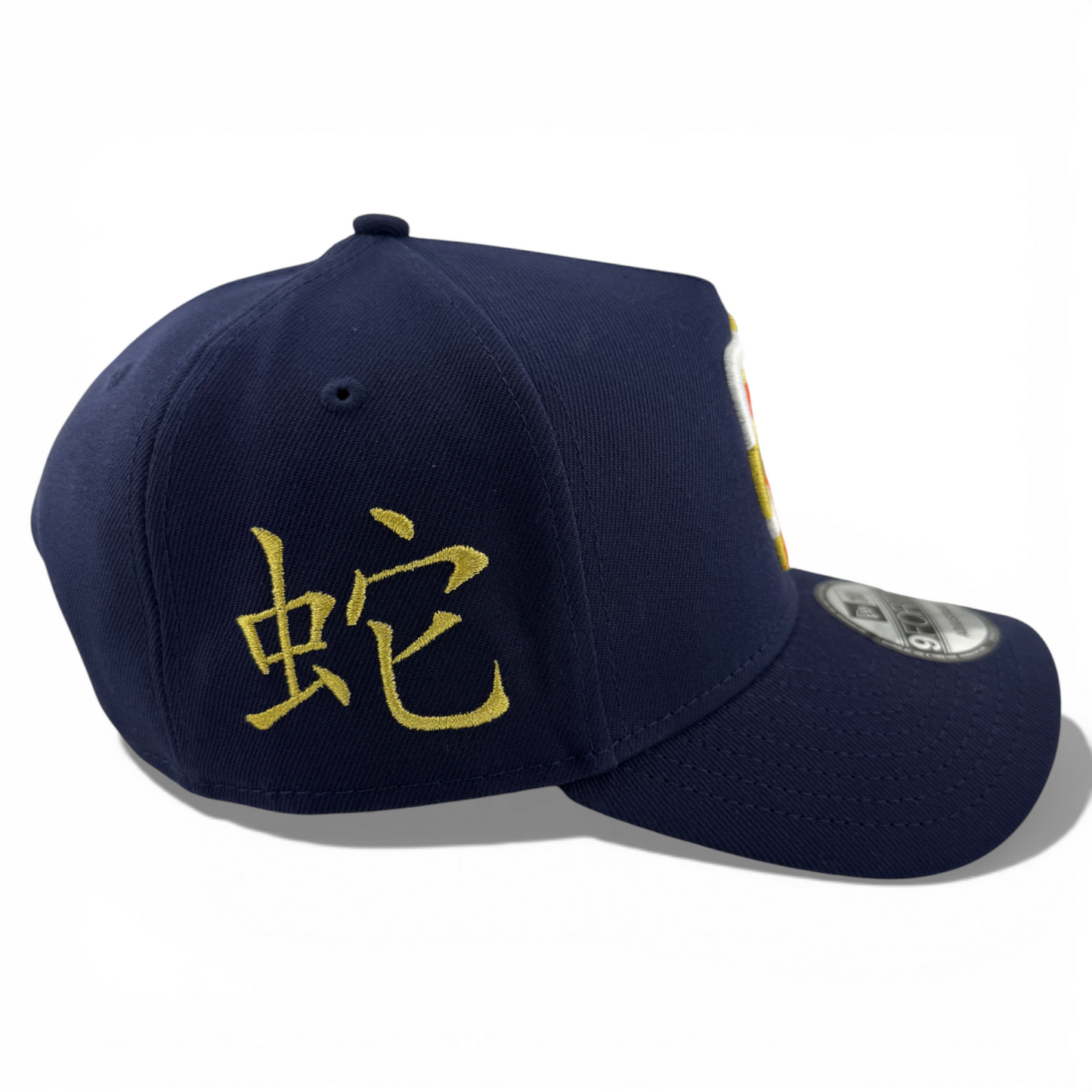 New Era San Diego Padres Snake Logo MLB A-Frame 9Forty Snapback Adjustable Hat
