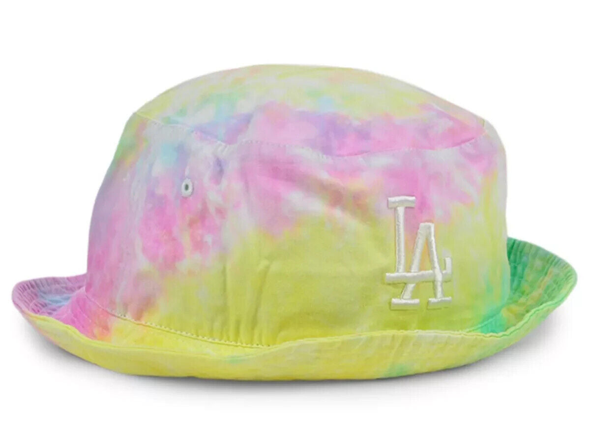 47' Brand Los Angeles Dodgers MLB Yellow Tie Dye Boonie Truckin' Bucket Hat OSFA