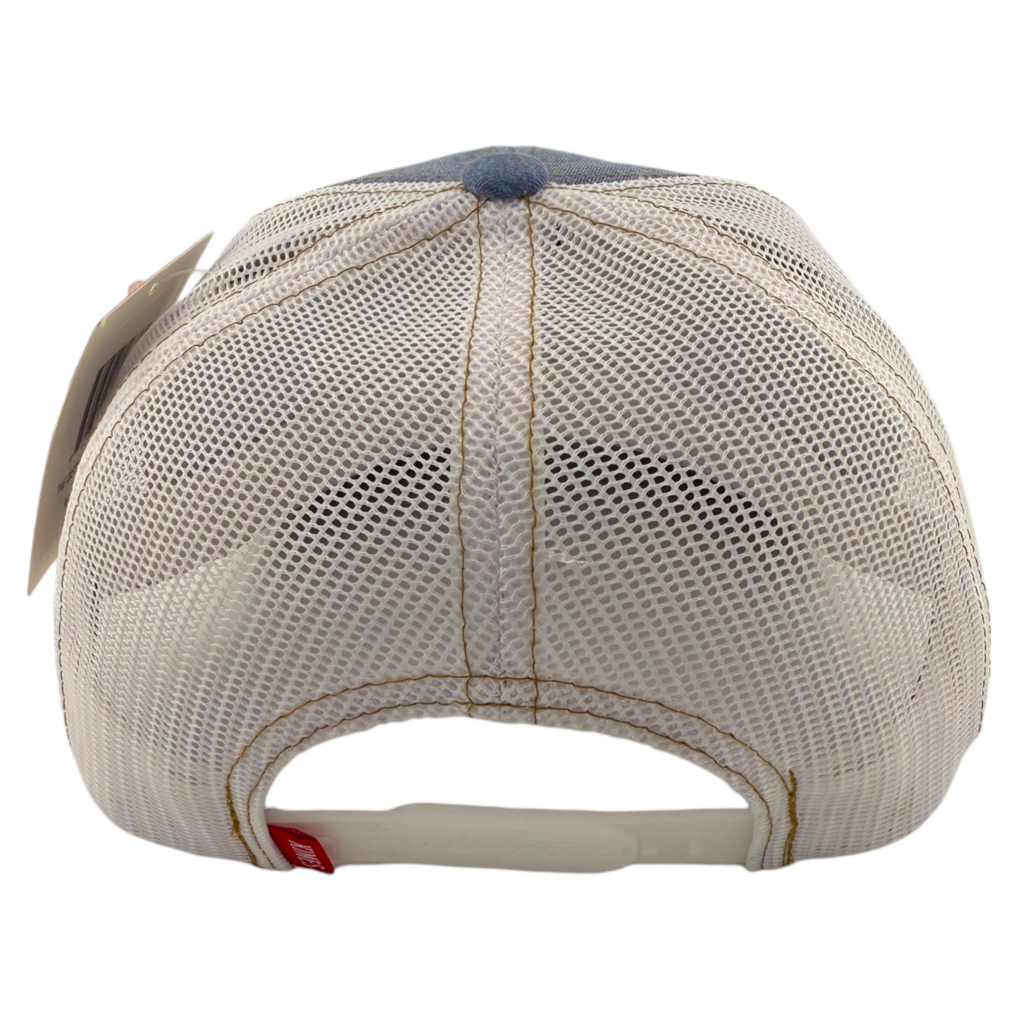 Kimes Ranch The Distance Trucker Denim Mesh Back Adjustable Snapback Hat Cap