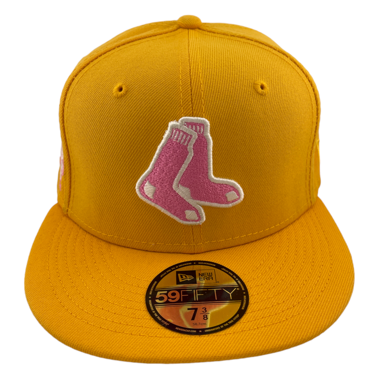 New Era Boston Red Sox MLB Hat Club Exclusive Pink Lemonade 59Fifty Fitted Cap