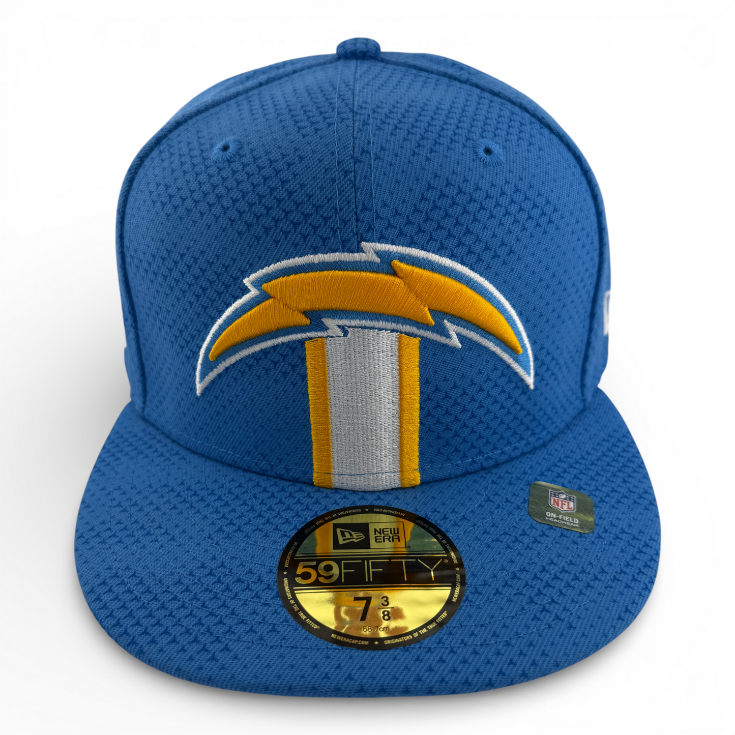 New Era Los Angeles Chargers NFL 2024 Sideline Powder Blue 59FIFTY Fitted Hat