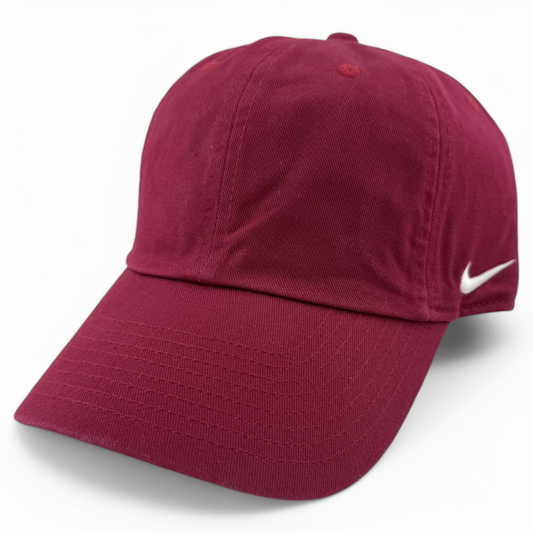 Nike Heritage 86 Team Maroon BLANK for CUSTOMS 102699-610 Adjustable Dad Hat Cap