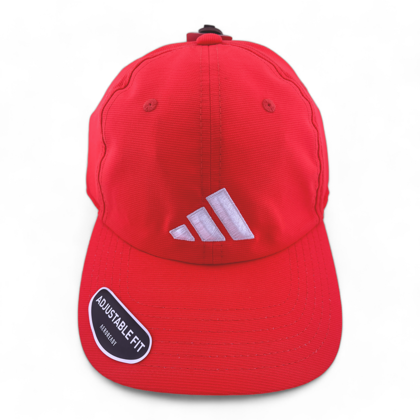 adidas Golf Relaxed 2 Bright Red/White Logo Strapback Adjustable Fit Hat Cap