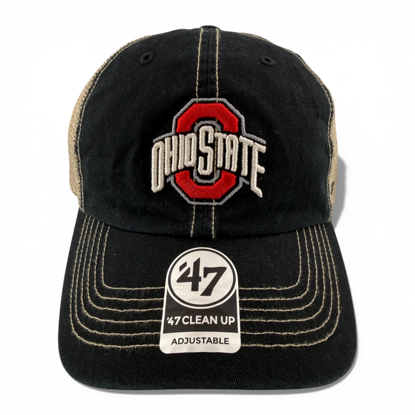 '47 Brand The Ohio State University Buckeyes Clean Up Snapback Adjustable Hat