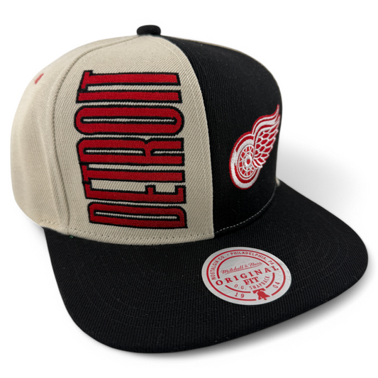 Mitchell & Ness Detroit Red Wings NHL Pop Panel Original Fit Snapback Hat Cap