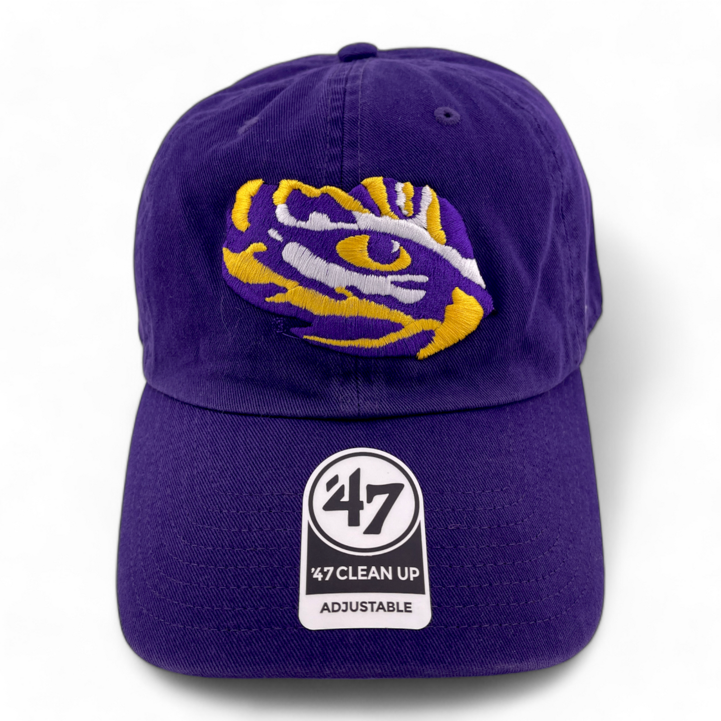 '47 Brand Louisiana State University LSU Tigers Clean Up Adjustable Dad Hat Cap