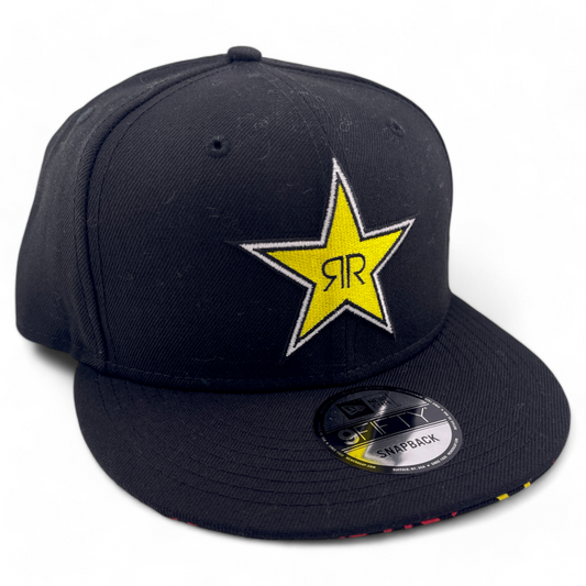 New Era Rockstar Energy Drink Racing Logo UV 9FIFTY Snapback Adjustable Hat Cap