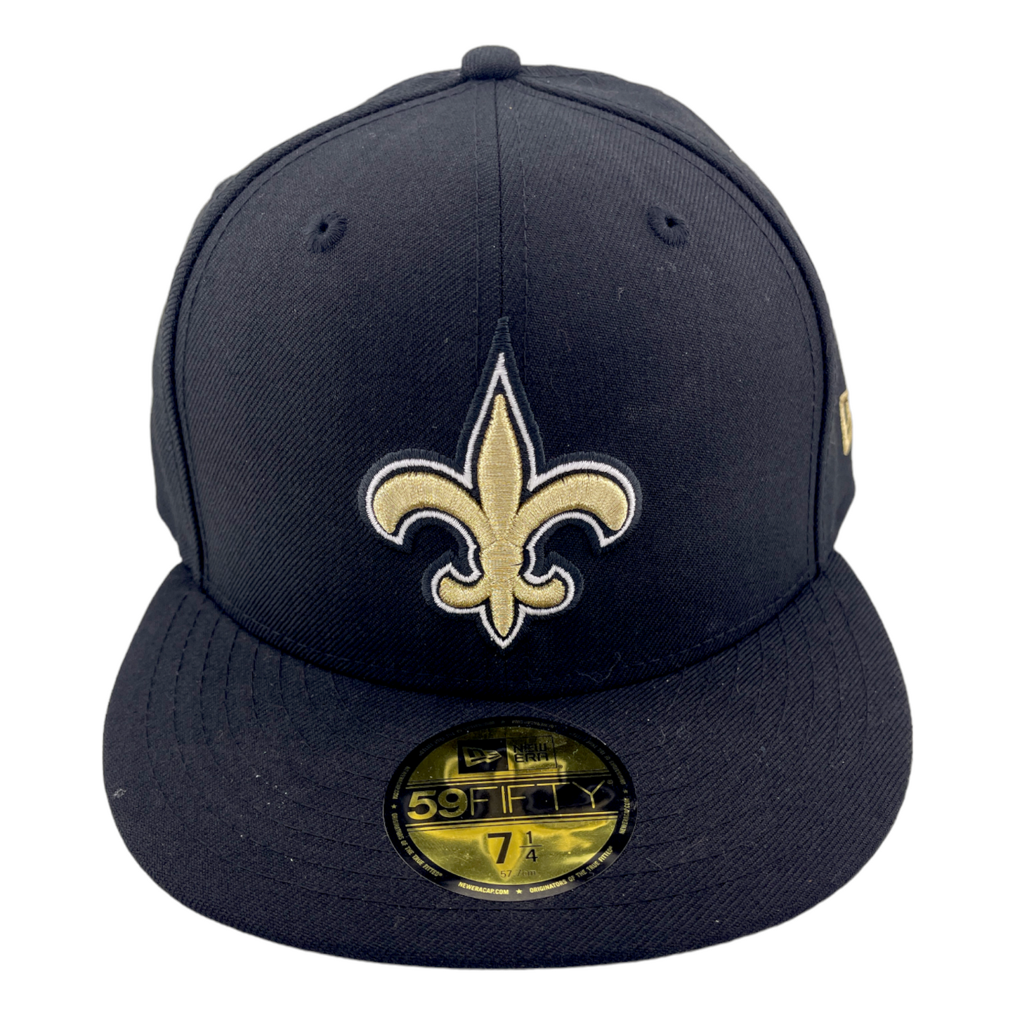 New Era New Orleans Saints Classic Omaha Black/Grey UV 59Fifty Fitted Hat Cap