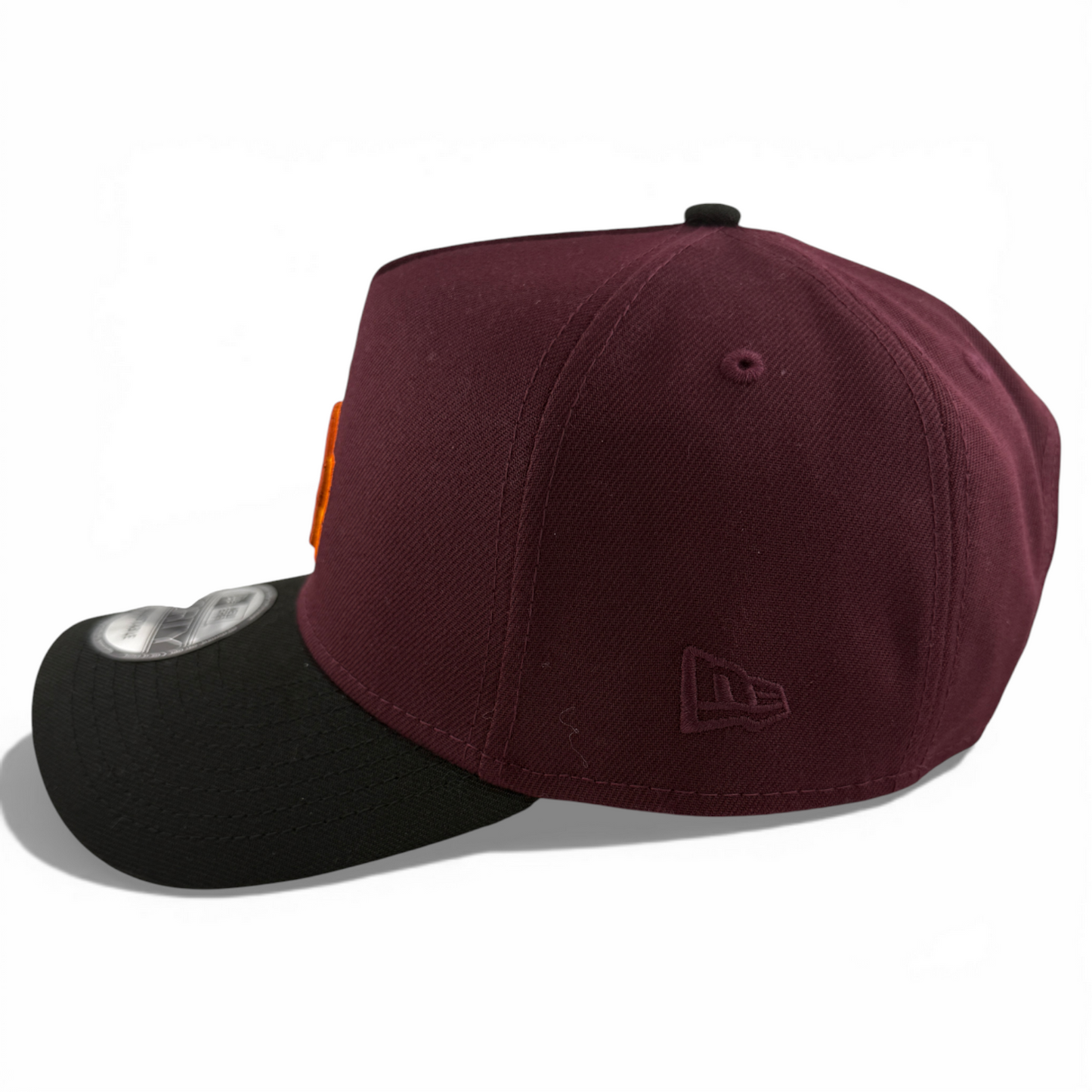 New Era Los Angeles Angels MLB Maroon A-Frame 9Forty Snapback Adjustable Hat Cap