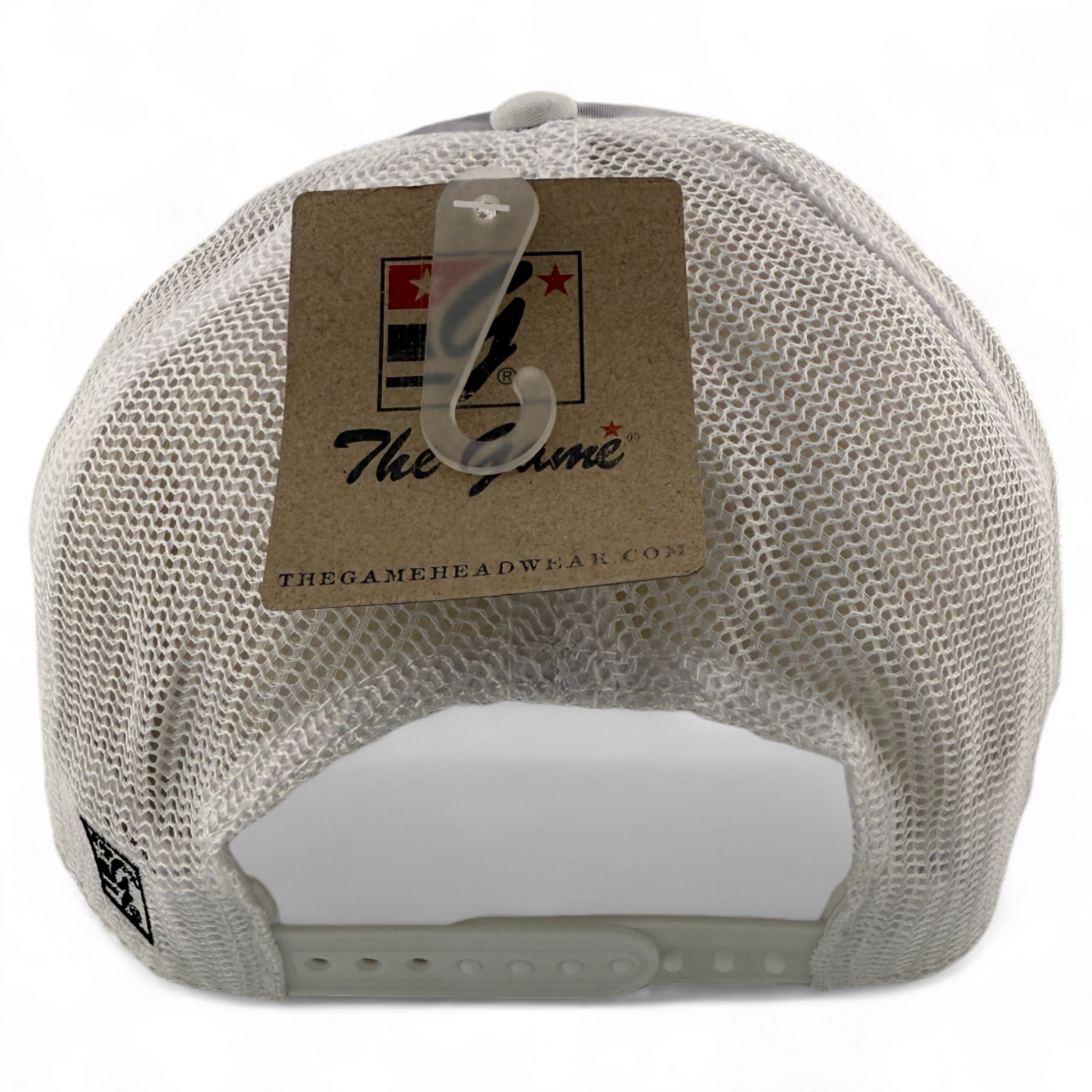 The Game GB470 Greyscale Tie Dye Trucker Mesh Back Snapback Adjustable Dad Hat
