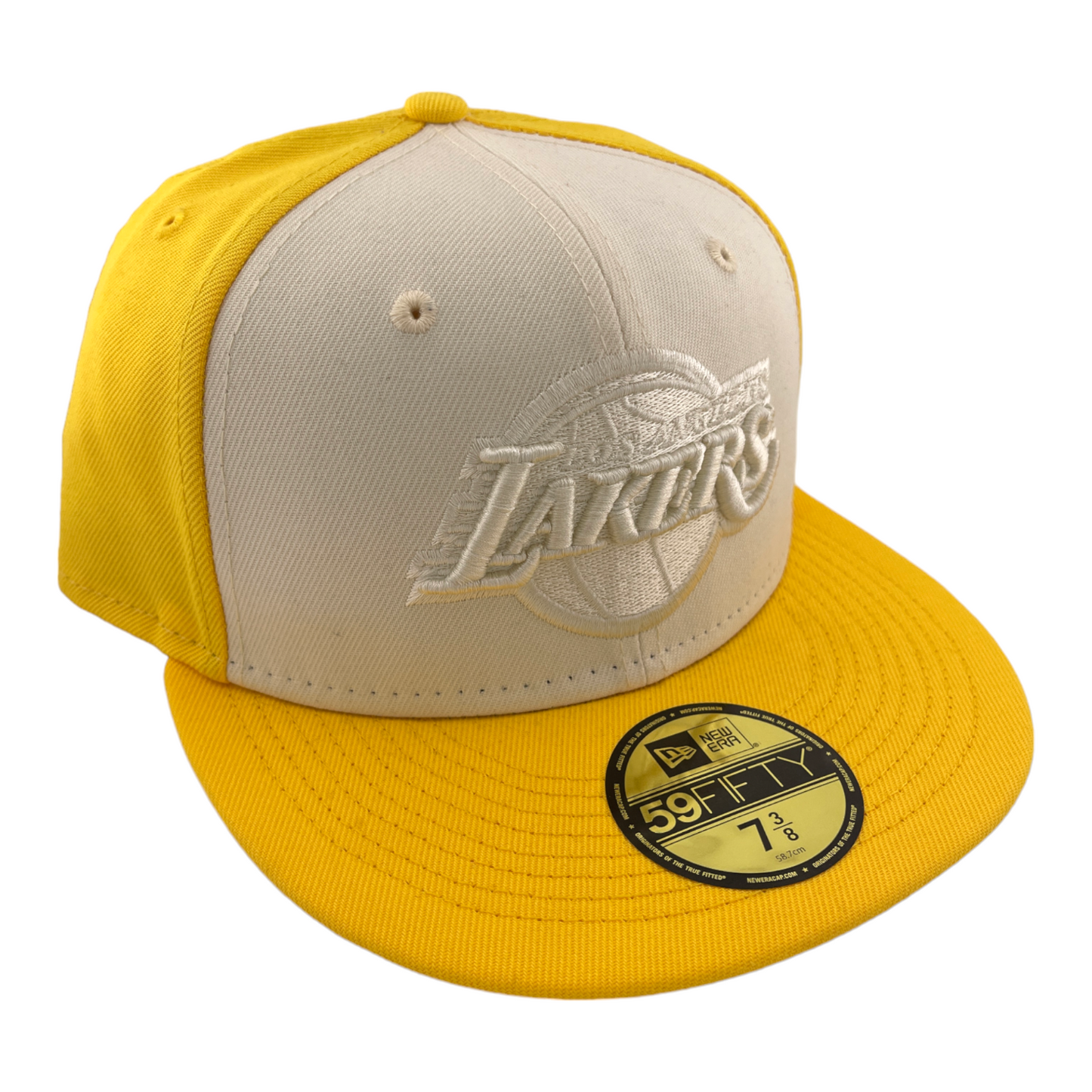 New Era Los Angeles Lakers 2 Tone Pack Yellow/Grey UV NBA 59Fifty Fitted Hat