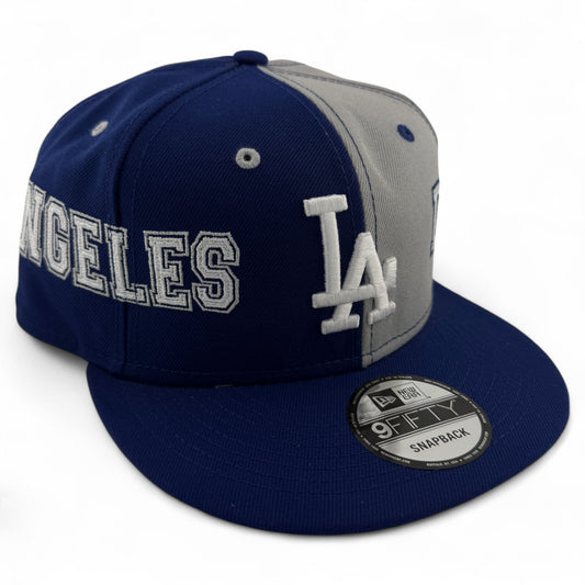 New Era Los Angeles Dodgers MLB Team Split 9FIFTY Snapback Adjustable Hat Cap