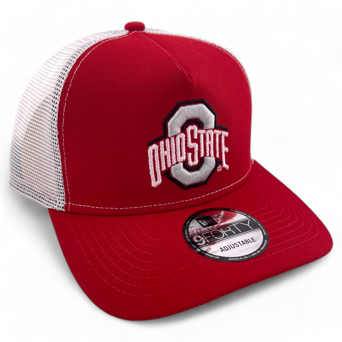 New Era The Ohio State University Buckeyes NCAA 9Forty A-Frame Snapback Hat Cap