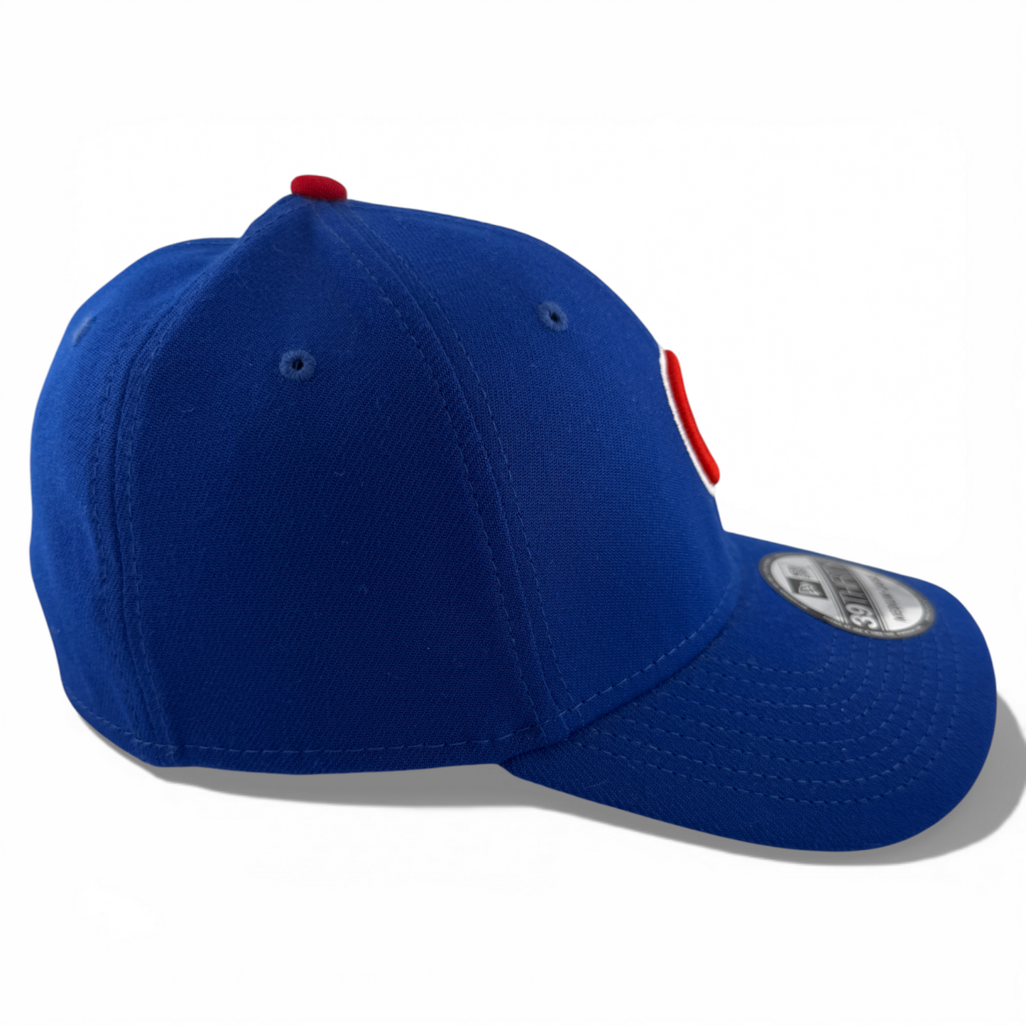 New Era Chicago Cubs MLB Team Classic C Logo Red/Blue 39Thirty Flex Fit Hat Cap