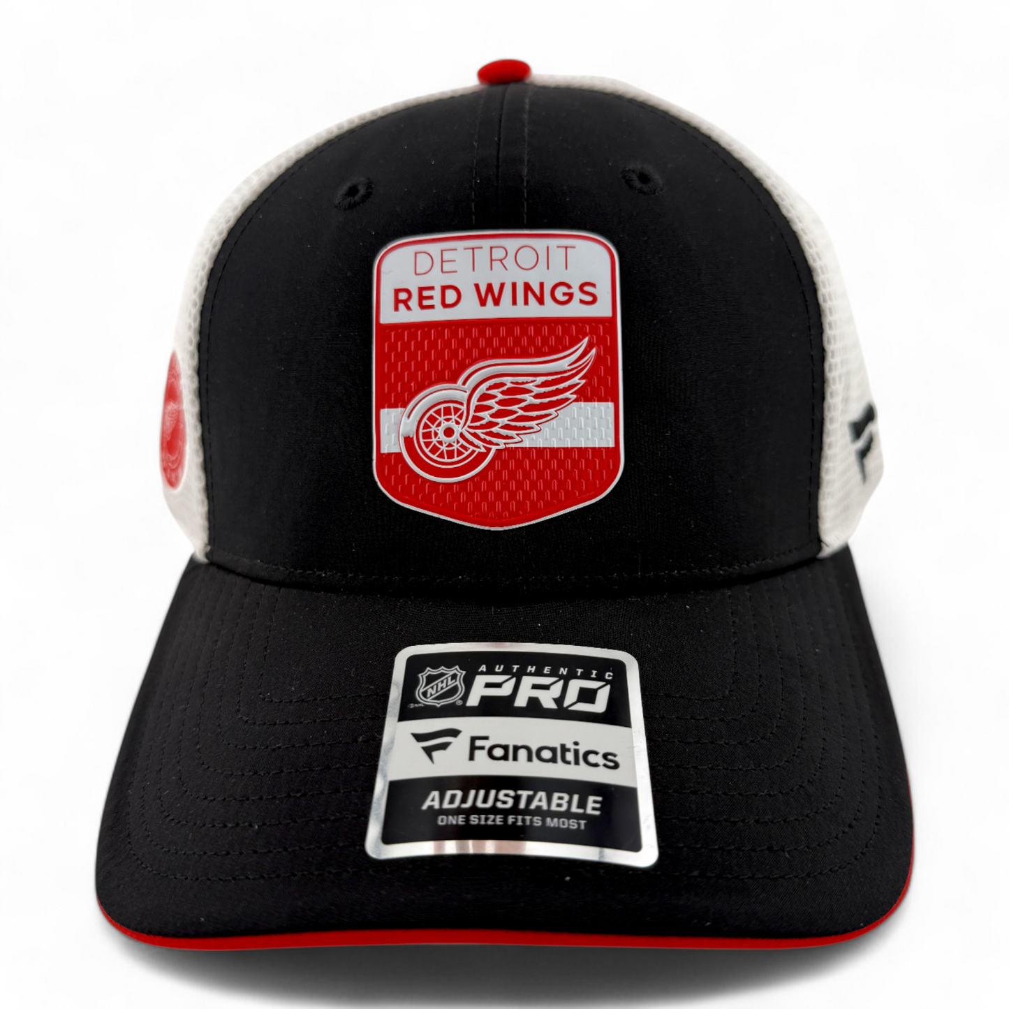 Fanatics Detroit Red Wings NHL Authentic Pro Mesh Snapback Adjustable Hat Cap