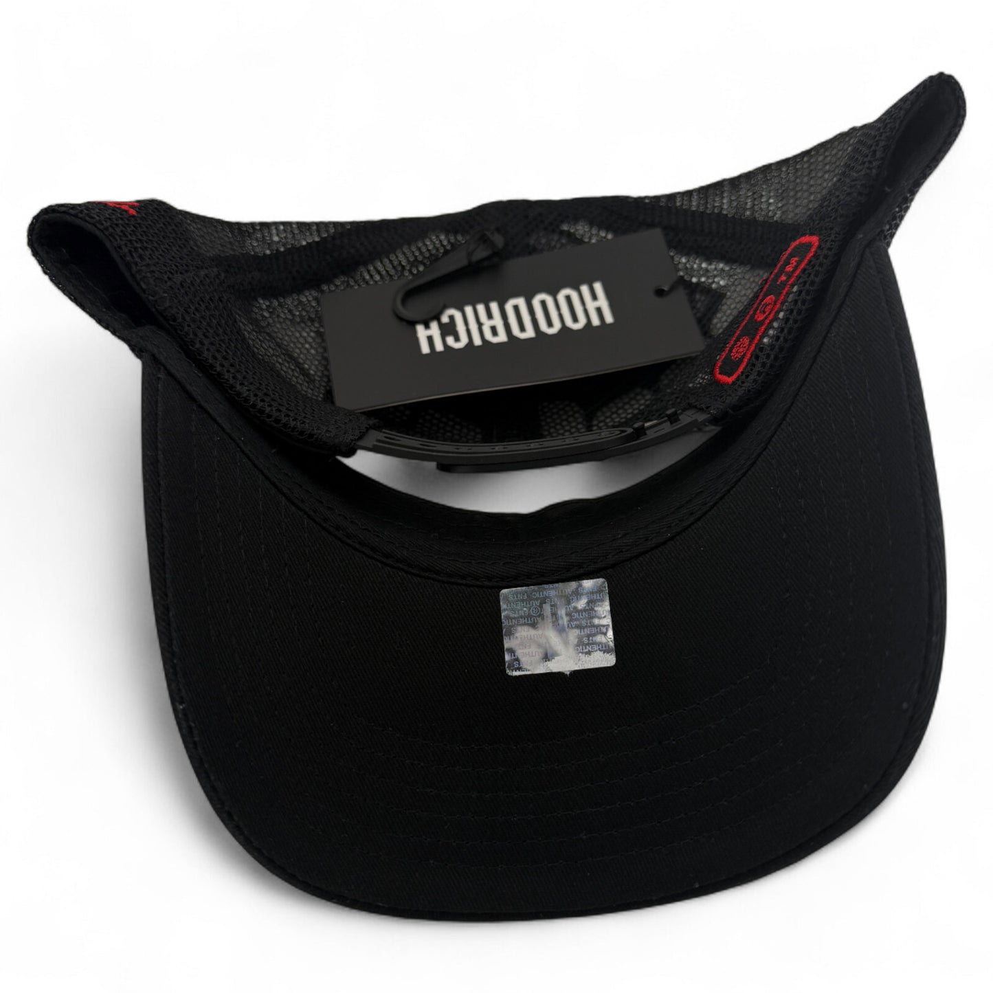 Hoodrich OG Cruzade Black Patch Trucker Mesh Back Adjustable Snapback Hat Cap