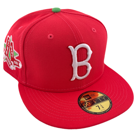 New Era Boston Red Sox MLB 1961 All-Star Game Watermelon Pink 59Fifty Fitted Hat