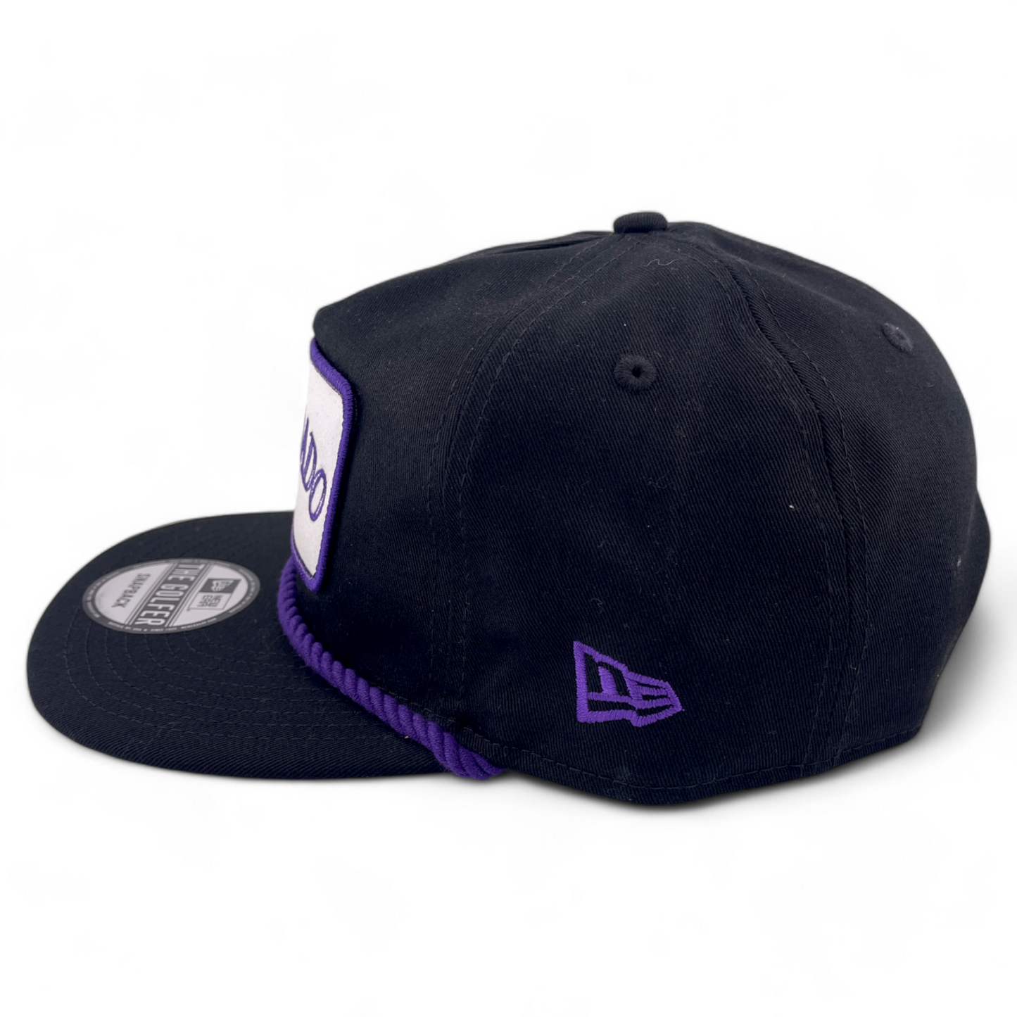 New Era Colorado Rockies MLB The Golfer Patch A-Frame Snapback Adjustable Hat