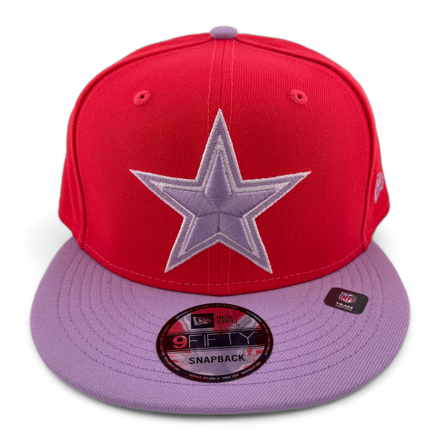 New Era Dallas Cowboys NFL Pink/Purple Logo Color Pack 9Fifty Snapback Hat Cap