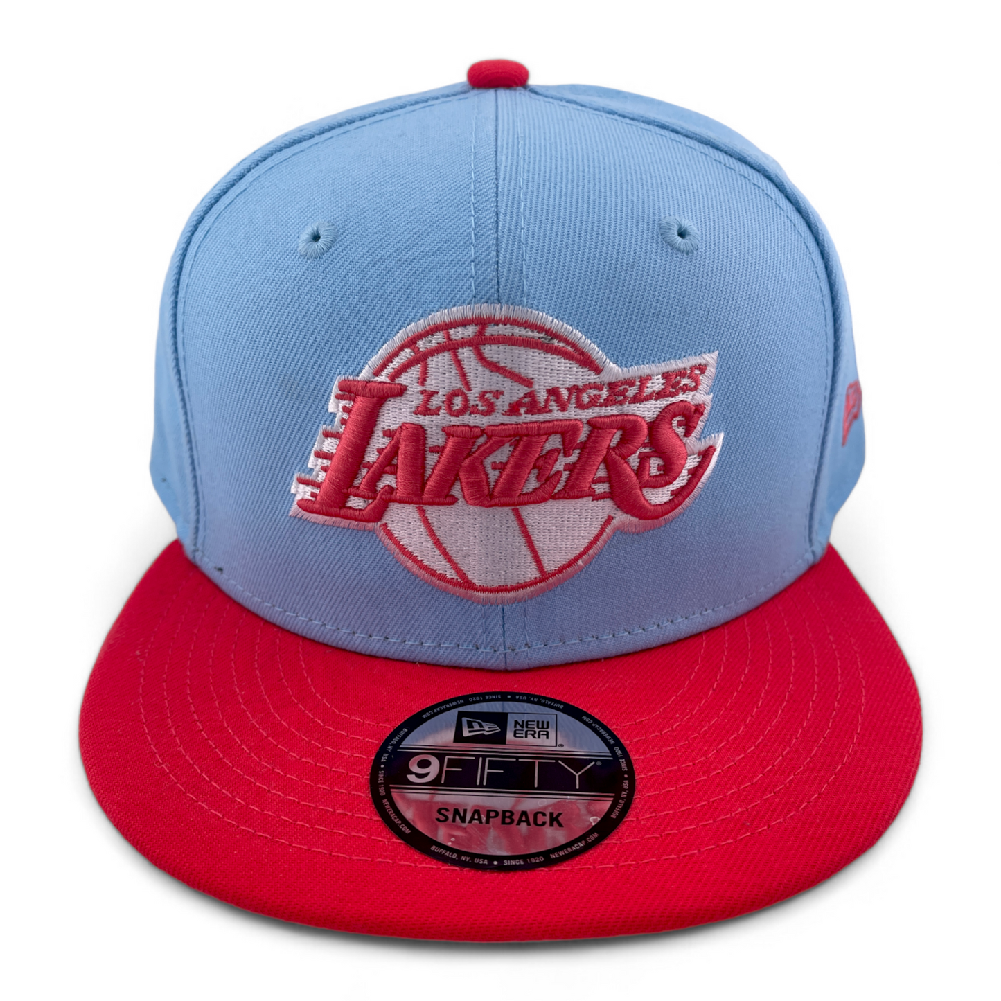 New Era Los Angeles Lakers NBA 2-Tone Color Pack Pink/Teal 9Fifty Snapback Hat