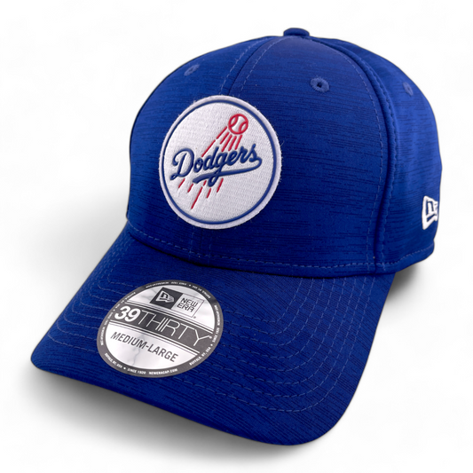 New Era Los Angeles Dodgers MLB 2023 Clubhouse Blue 39Thirty Stretch Fit Hat Cap