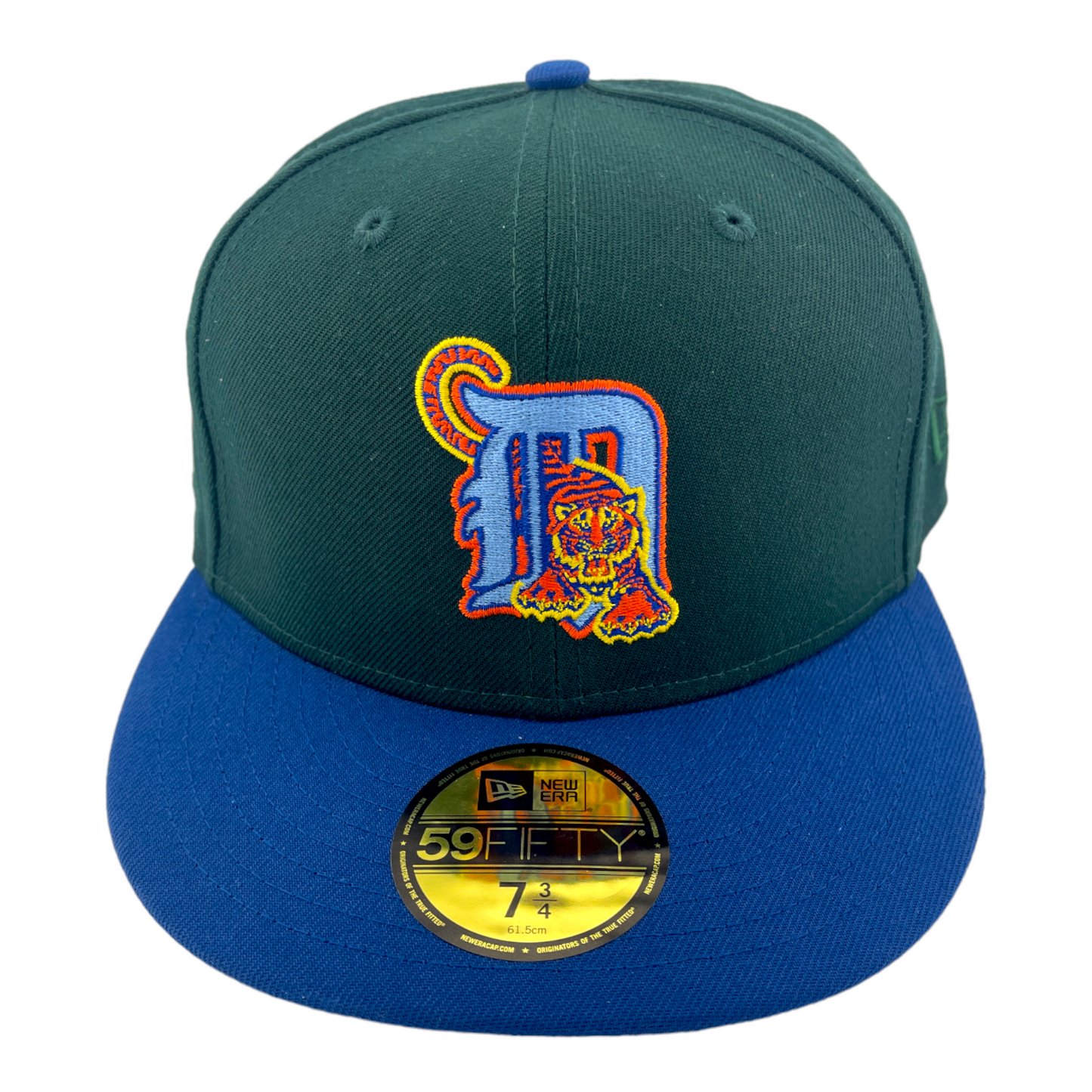 New Era Detroit Tigers 2000 Side Patch Green/Blue UV 59FIFTY Fitted Hat Cap