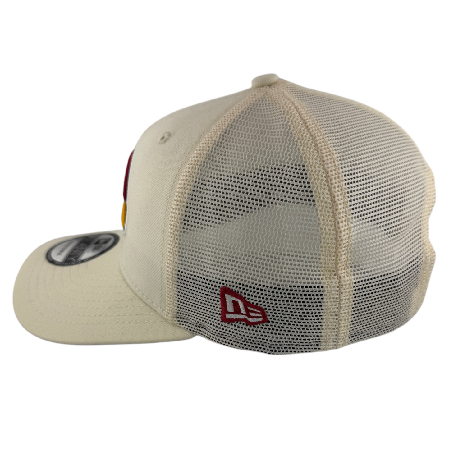 New Era Arizona Cardinals Cream Trucker Mesh 9Seventy Snapback Adjustable Hat