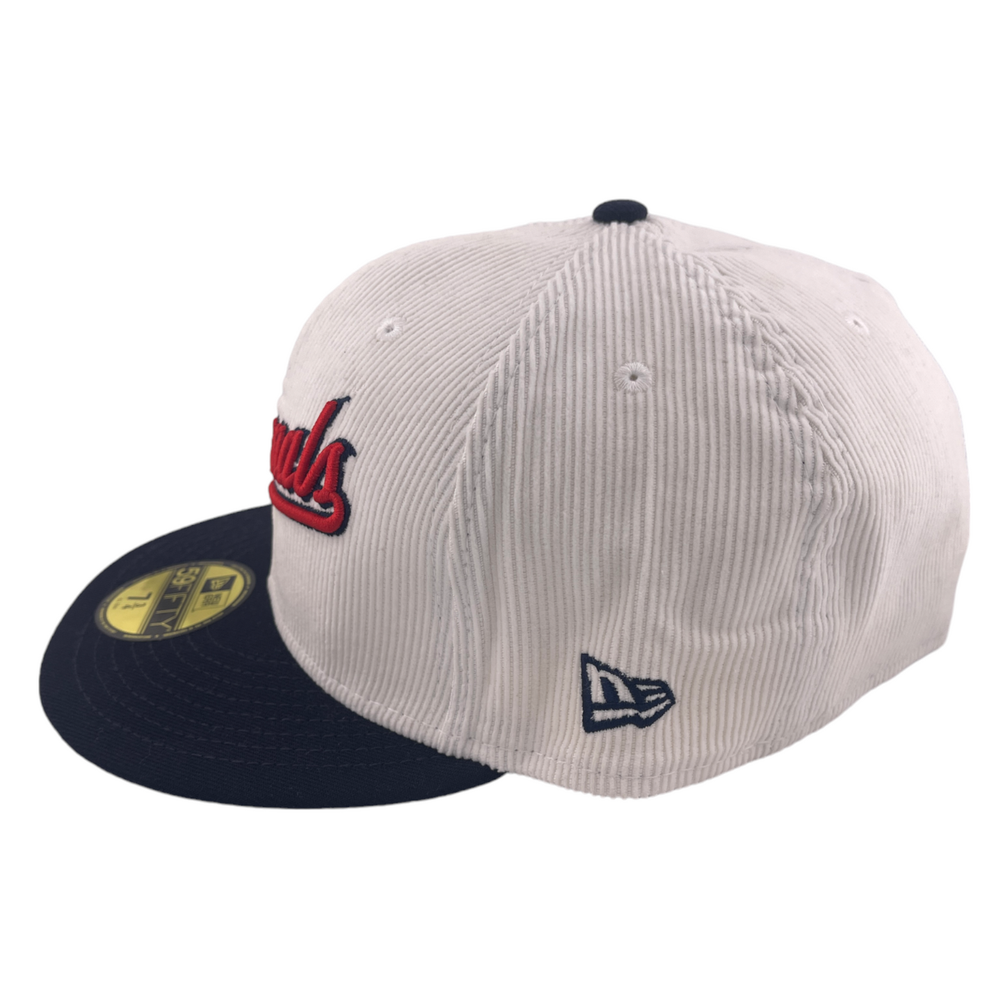 New Era Washington Nationals 10th Anniversary Script Cream Cord 59FIFTY Hat Cap