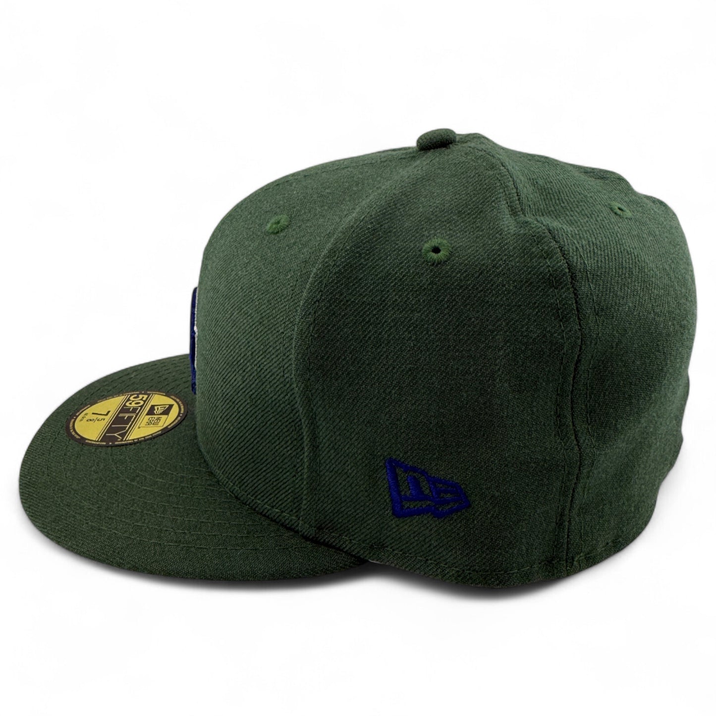 New Era Los Angeles Dodgers MLB Rifle Green Pack 100% Wool 59FIFTY Fitted Hat