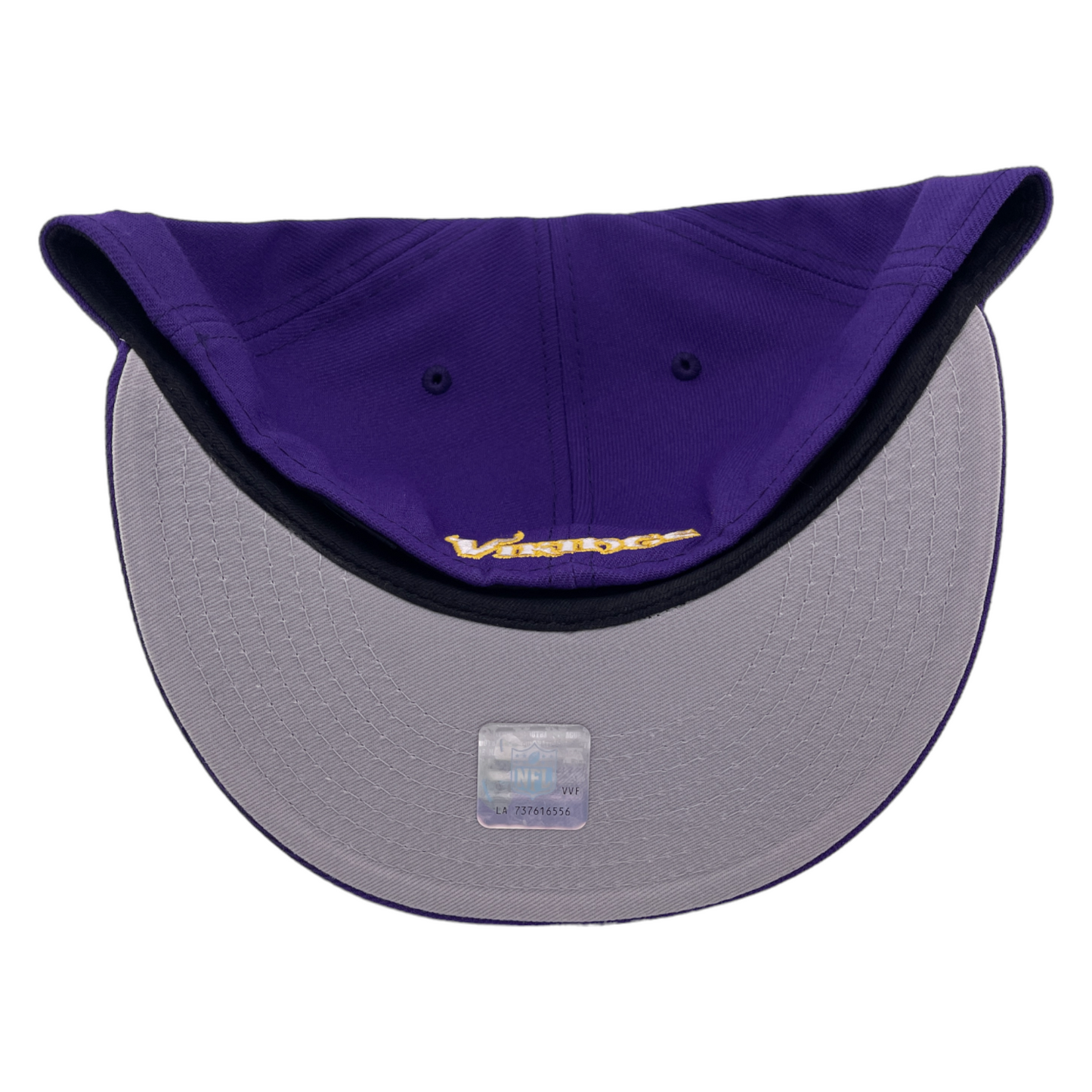 New Era Minnesota Vikings Classic Omaha Main Purple/Grey UV 59Fifty Fitted Hat Cap