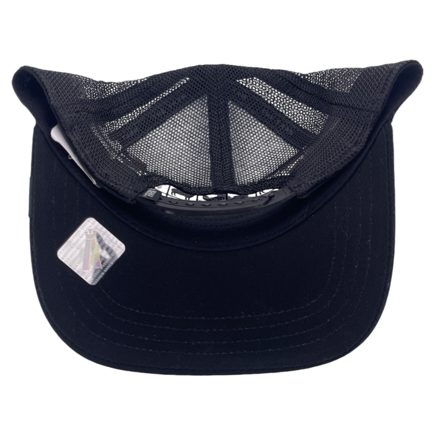 Goorin Bros The Freedom Eagle Farm All Black Mesh Back Trucker Snapback Hat Cap