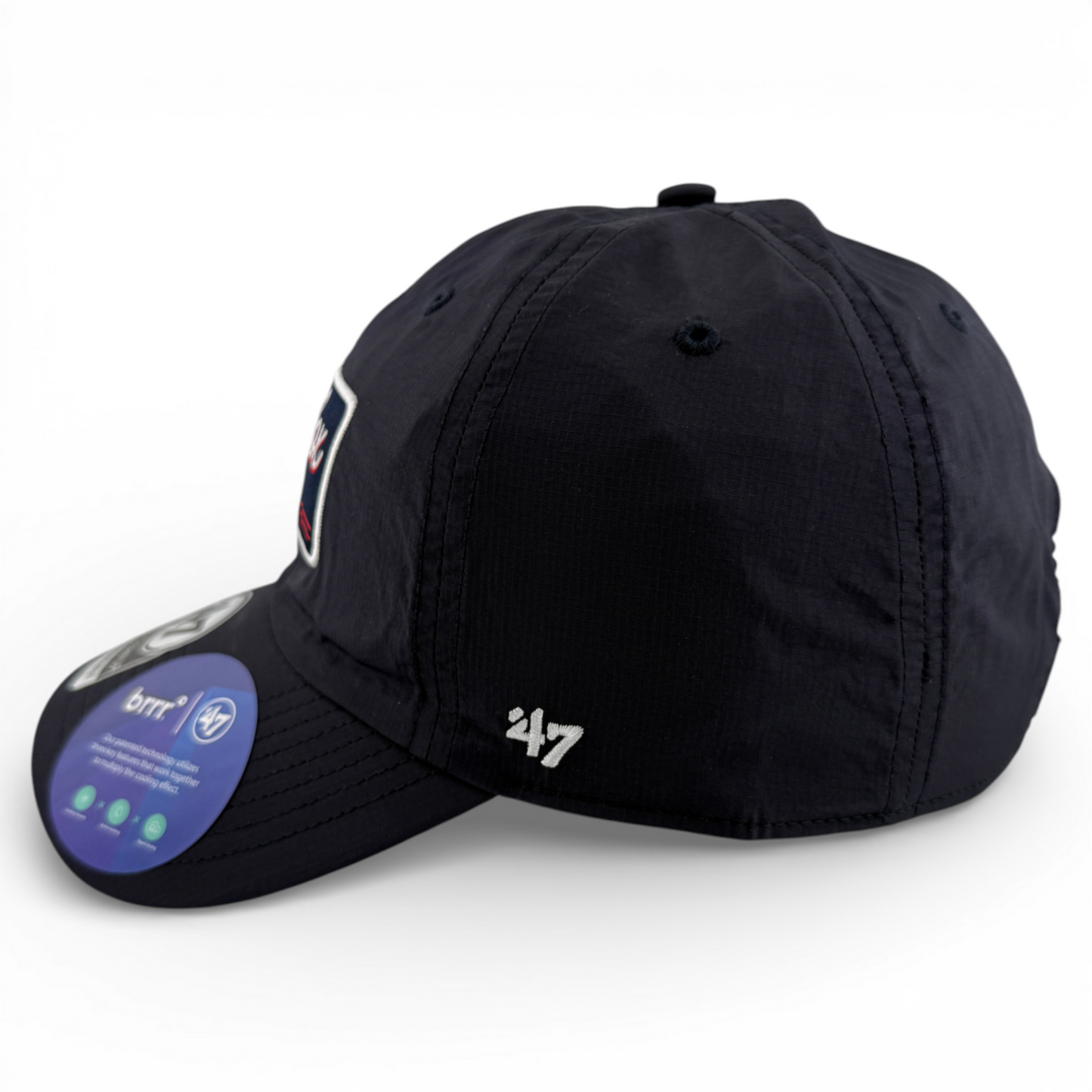 '47 Brand Worcester WooSox Brrr Fairway Navy Clean Up Adjustable Dad Hat Cap