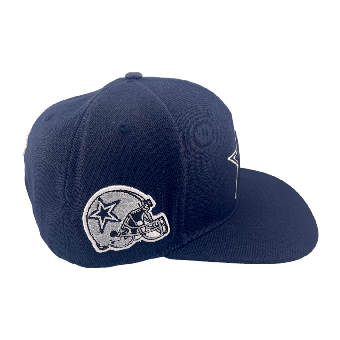 Pro Standard Dallas Cowboys Helmet Side Patch Logo II NFL Navy Blue Snapback Hat Cap