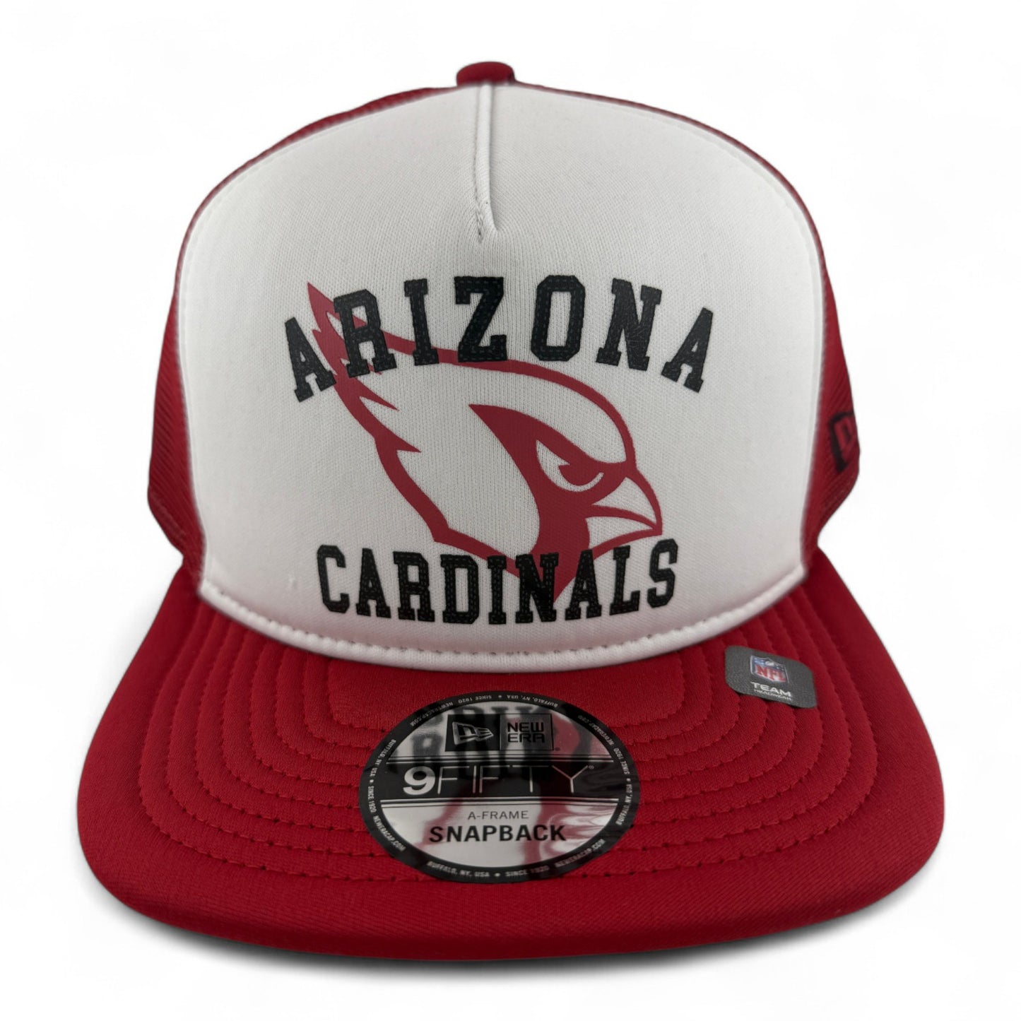 New Era Arizona Cardinals NFL Foam Print Trucker Mesh Back 9Fifty Snapback Hat