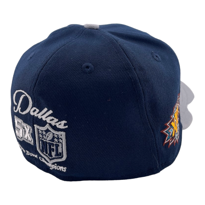 New Era Dallas Cowboys Letterman Super Bowl XXX Triple Patch 59FIFTY Fitted Hat Cap