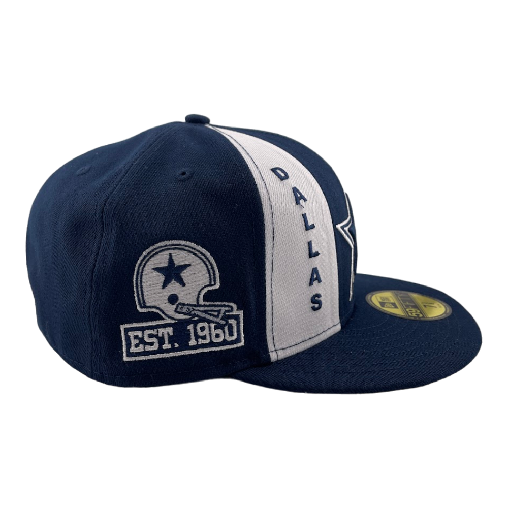 New Era Dallas Cowboys Pro Image 2022 Pinwheel Side Patch 59FIFTY Fitted Hat