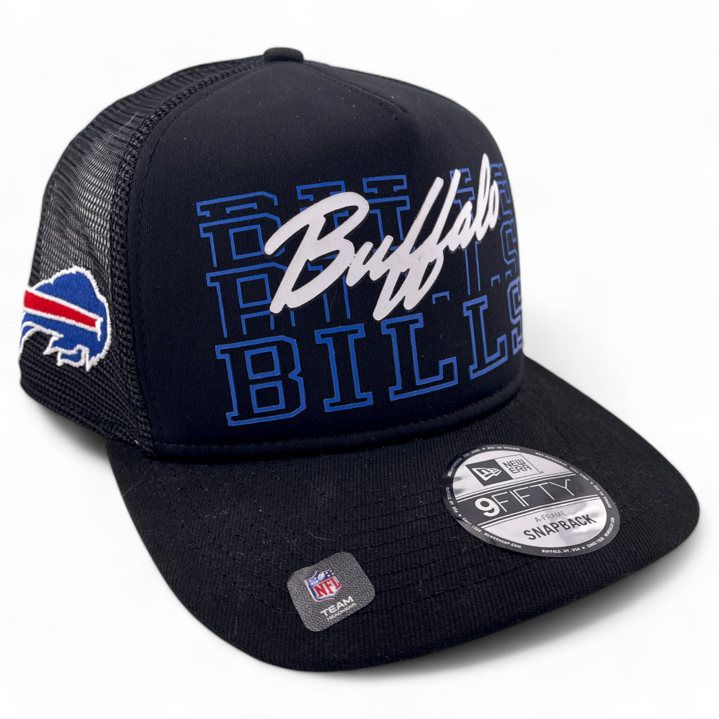 New Era Buffalo Bills NFL Instant Replay 9FIFTY Foam Trucker A-Frame Snapback