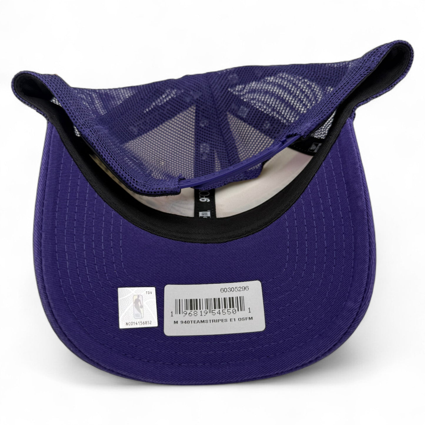 New Era Phoenix Suns NBA Team Stripes 9Forty Trucker Snapback Adjustable Hat Cap