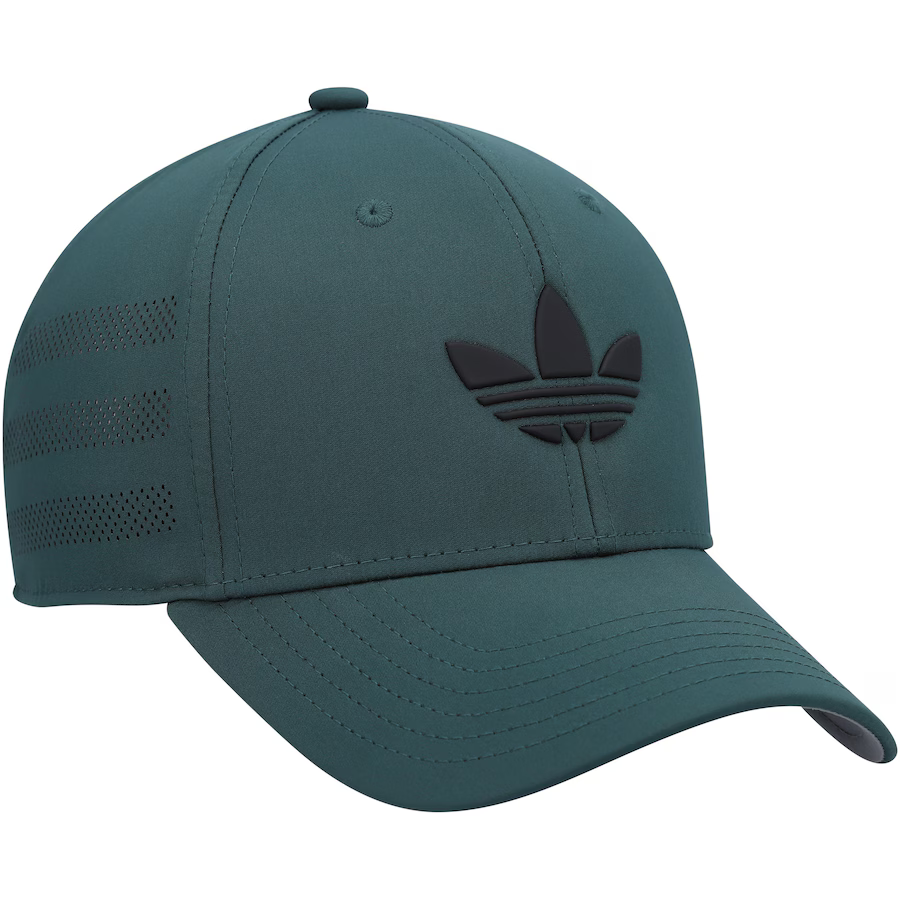 adidas Originals Trefoil Beacon III Precurve Hunter Adjustable Snapback Hat Cap