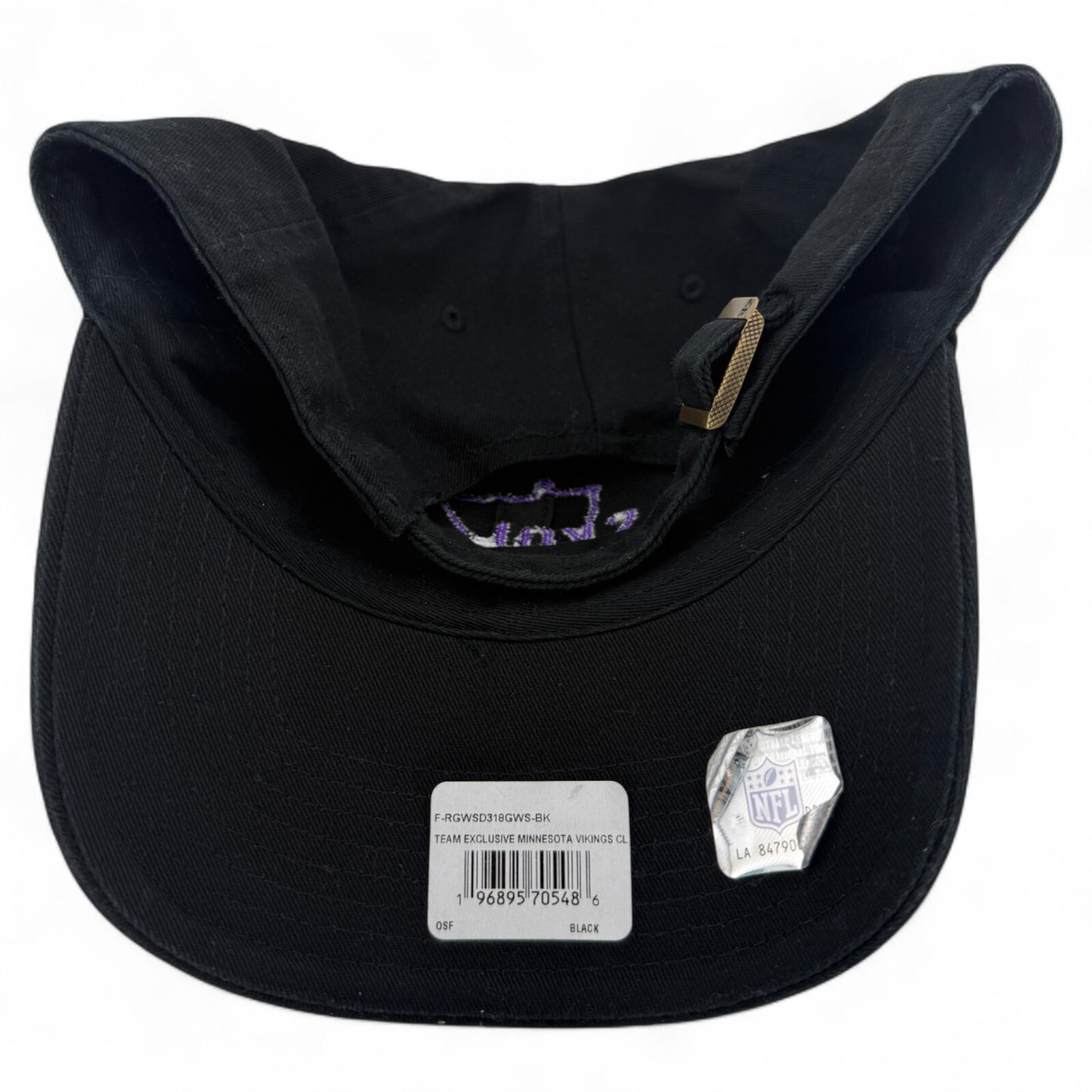 '47 Brand Minnesota Vikings NFL Team Exclusive Clean Up Adjustable Dad Hat Cap