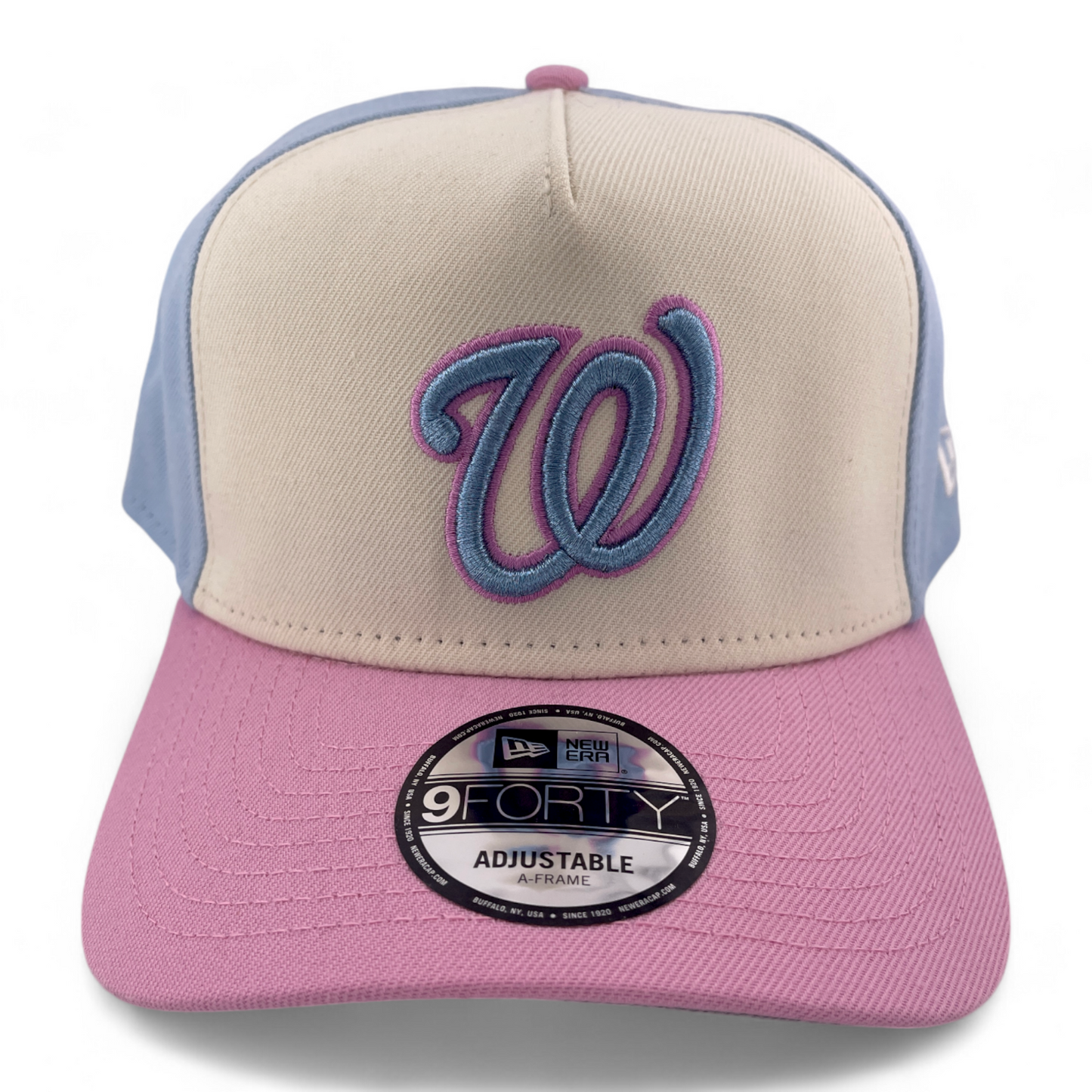 New Era Washington Nationals MLB Pastel Color Pack 9FORTY A-Frame Snapback Hat