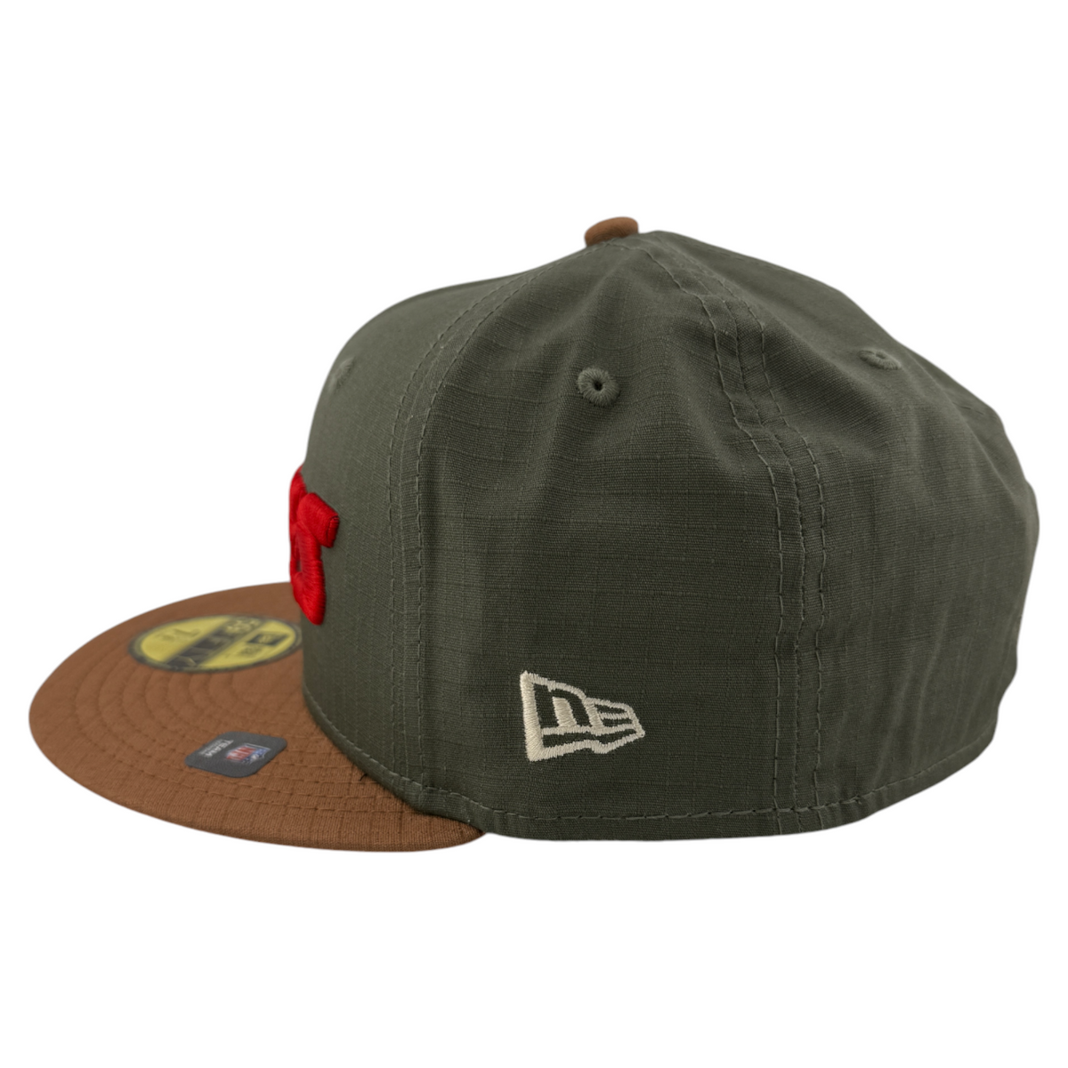 New Era Kansas City Chiefs NFL Ripstop Olive Superbowl IV 59Fifty Fitted Hat Cap