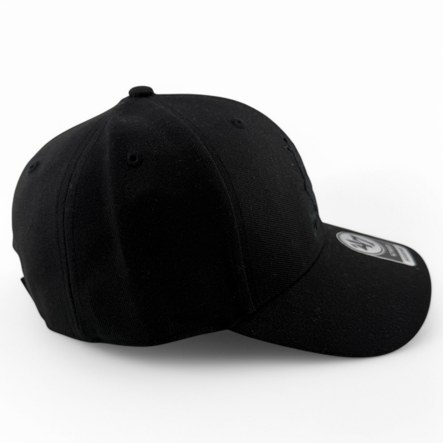 '47 Brand Arizona Coyotes NHL Kachina Solid Black Logo MVP Adjustable Hat Cap