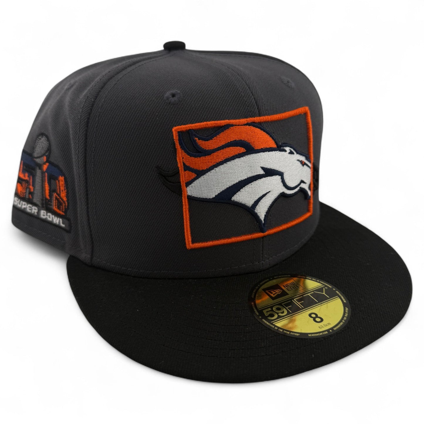 New Era Denver Broncos NFL State Logo Pack Super Bowl 50 59FIFTY Fitted Hat Cap