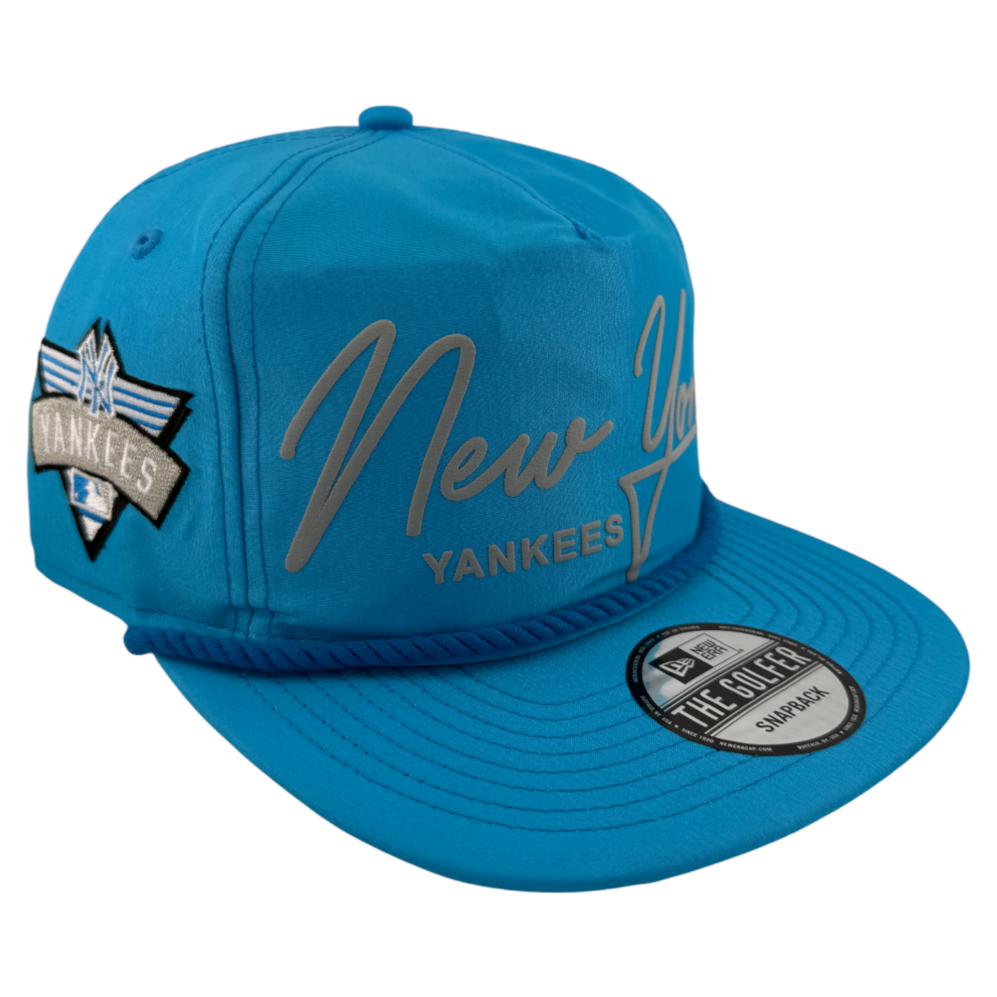 New Era New York Yankees Neon Script The Golfer Rope A-Frame Snapback Hat Cap