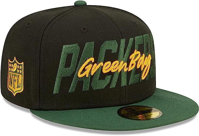 New Era Green Bay Packers 2022 Draft On-Stage NFL 59FIFTY Fitted Hat Cap